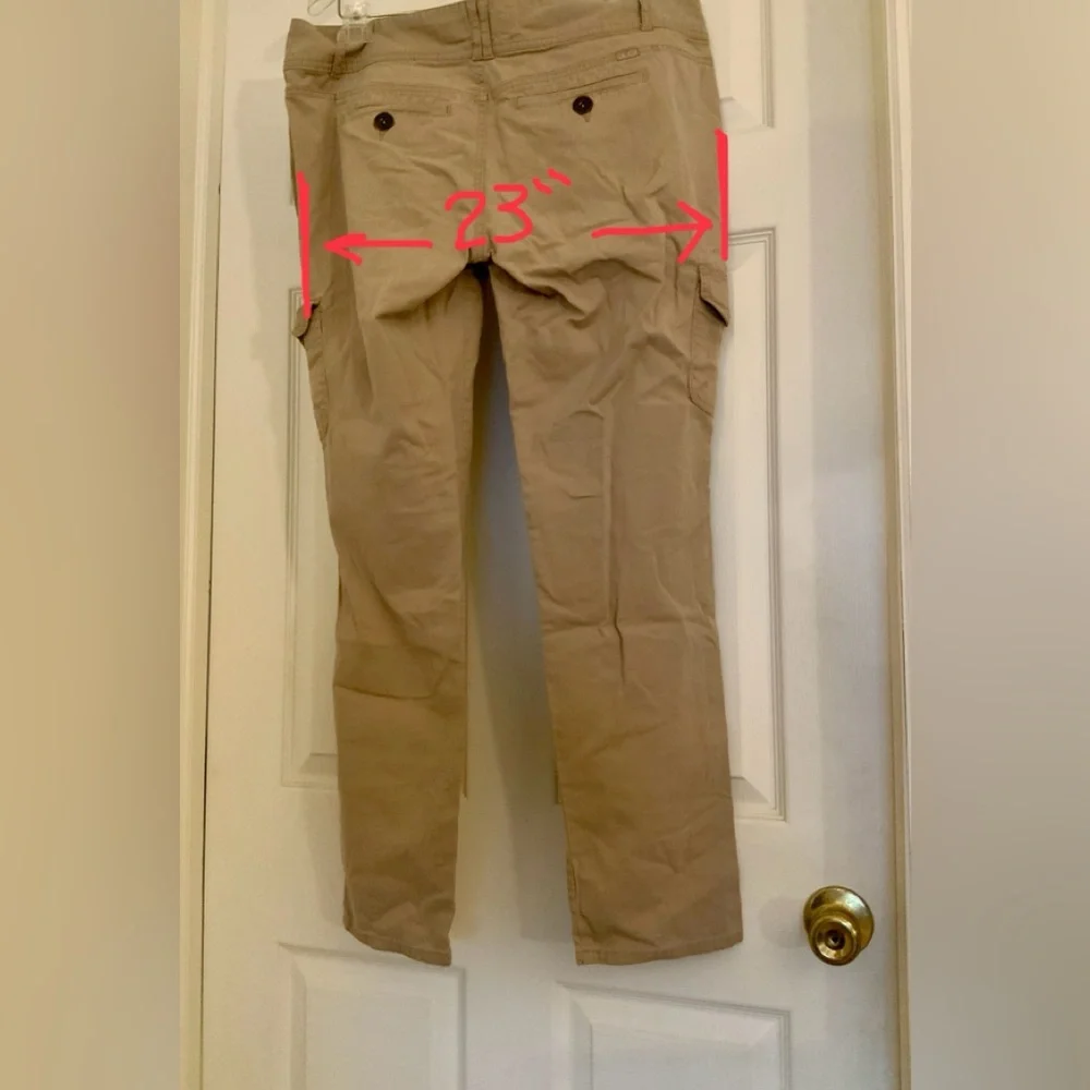 SOFT COTTON CHINO, BOYFRIEND CARGO PANTS. - Picture 8 of 11